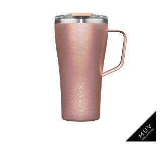 Personalized Brumate 22 oz Toddy - Glitter Rose Gold - Live Preview - FREE SHIPPING - Laser Life Outdoors